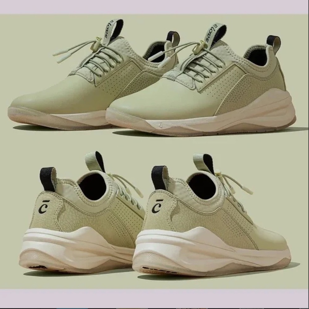 Size 9.5 women’s Clove tennis shoes, sage green